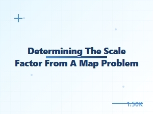 Determining the Map Scale Factor